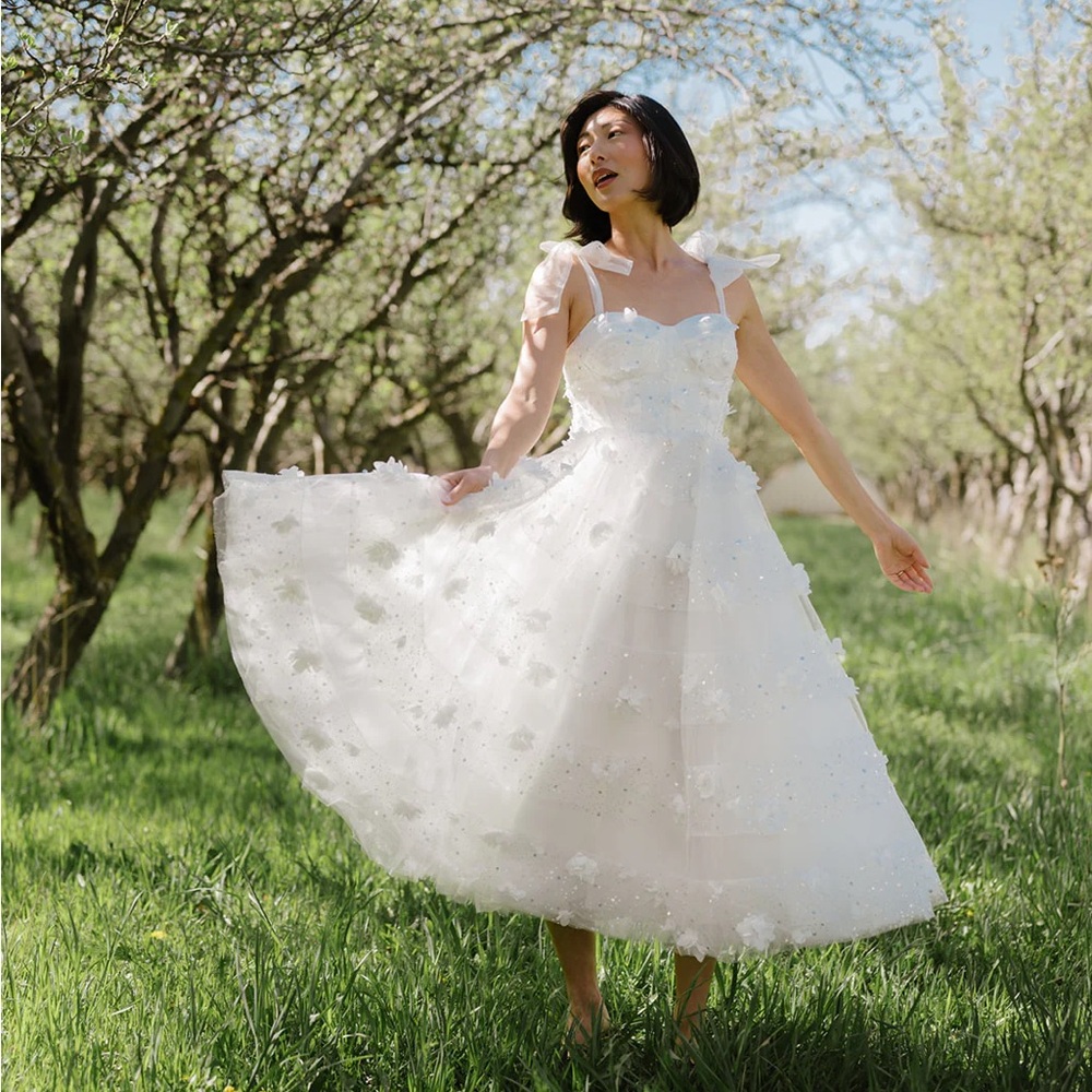 White Corset Gown